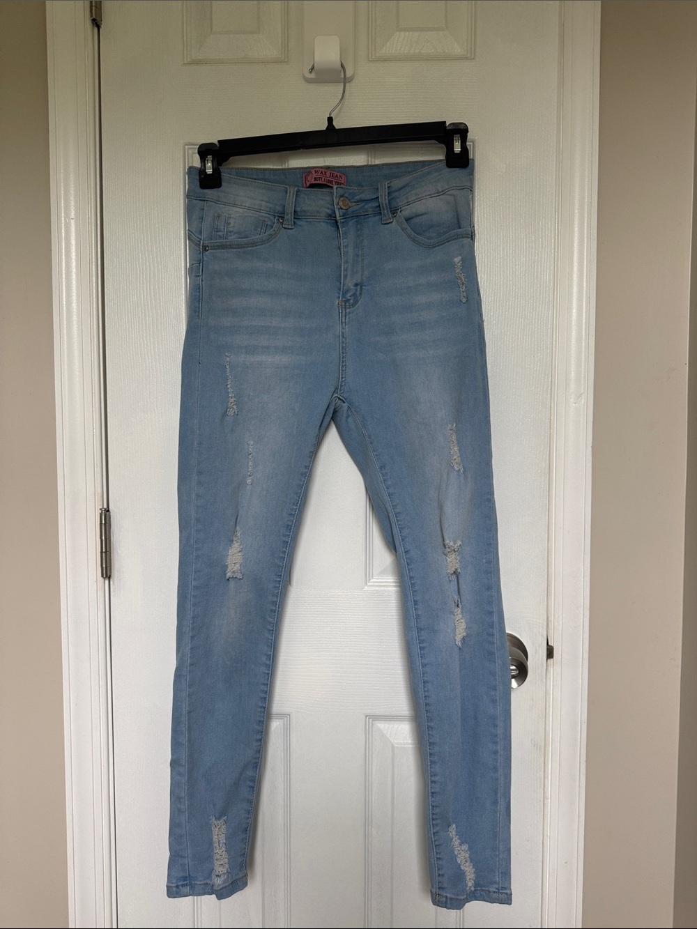 Light Blue Distressed Women’s Jeans